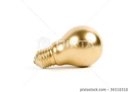 gold light bulb 36318318