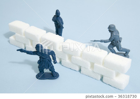 Blue sugar soldiers 36318730