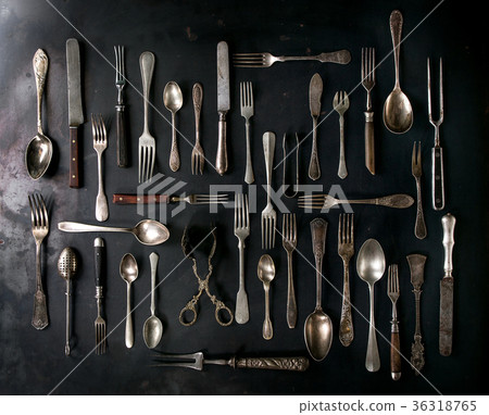 Set of vintage cutlery 36318765