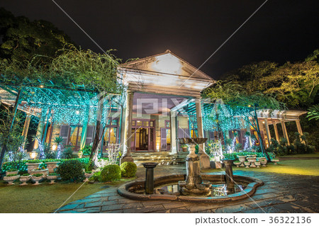 Glover garden light up of the old ortho house 36322136