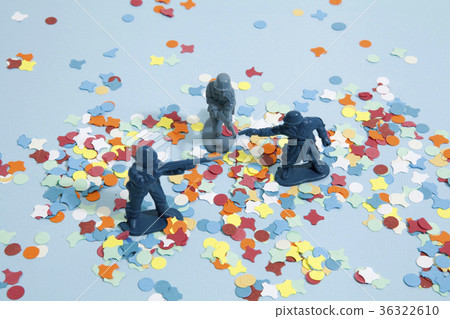 confettis soldiers 36322610