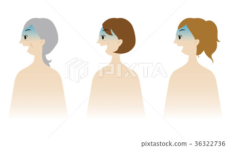 斜向一邊的女人把東西從嘴裡 36322736