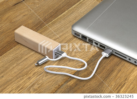 Wooden portable external power bank 36323245