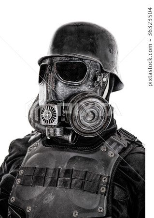 Futuristic nazi soldier studio shot Futuristic nazi soldier studio shot 36323504