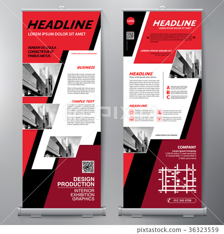 Business Roll Up. Standee Design. Banner Template Business Roll Up. Standee Design. Banner Template 36323559