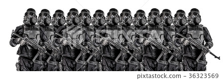 Squad of futuristic nazi soldiers Squad of futuristic nazi soldiers 36323569