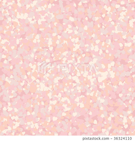 Pink heart scatter. Abstract seamless pattern. 36324110