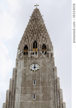 tower of Hallgrimskirkja church in Reykjavik tower of Hallgrimskirkja church in Reykjavik 36324838