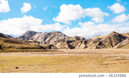 panorama of canyon in Landmannalaugar in Iceland 36324866
