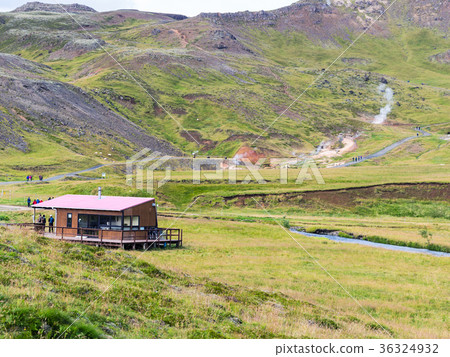 building in Hveragerdi Hot Spring River Trail building in Hveragerdi Hot Spring River Trail 36324932