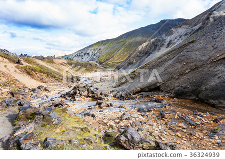 view of Graenagil canyon in Iceland 36324939