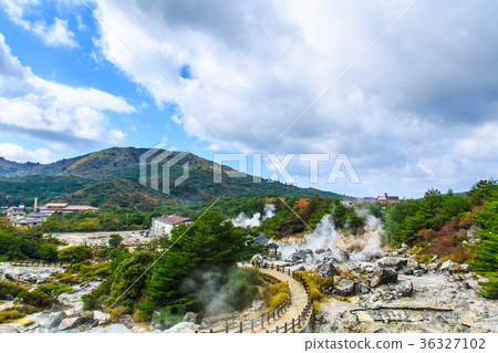 雲仙地獄和秋葉絲綢地獄長崎 雲仙地獄和秋葉絲綢地獄長崎 36327102