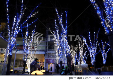 Saitama Prefecture Saitama New Urban Center Illumination 36328843