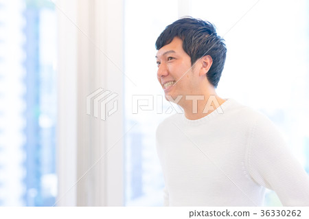 Office casual plain clothes casual businessman middle-class employee business image 36330262