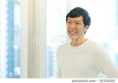 Office casual plain clothes casual businessman middle-class employee business image 36330263
