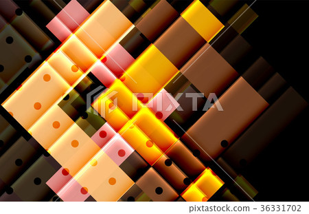 Color arrows on black background 36331702