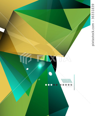 Geometrical abstract triangle background 36331839