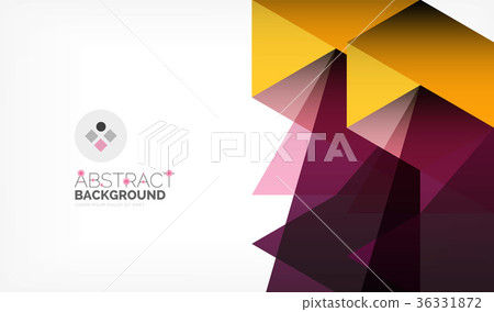 Geometric polygonal vector background Geometric polygonal vector background 36331872