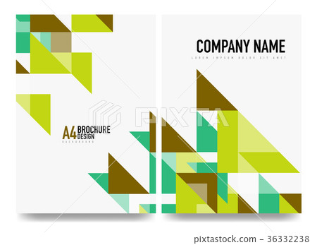 Business brochure cover layout, flyer a4 template 36332238