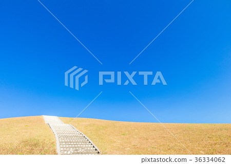 Blue Sky and Hill 36334062