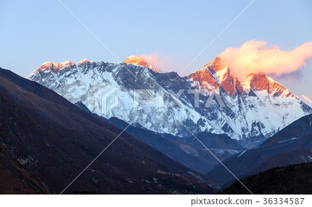 Mount. Everest, 8845m highest mountain. Mount. Everest, 8845m highest mountain. 36334587