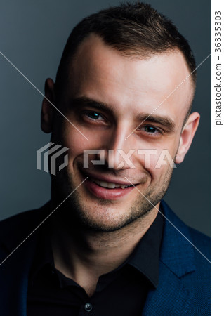 Close-up portrait of a attractive handsome man Close-up portrait of a attractive handsome man 36335303