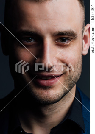 Close-up portrait of a attractive handsome man Close-up portrait of a attractive handsome man 36335304