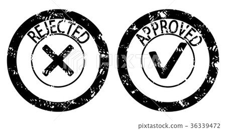 Black silhouette texture stamp icon 36339472