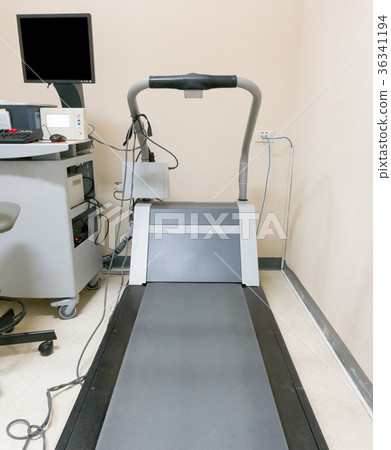 Treadmill medical with monitor for scan Treadmill medical with monitor for scan 36341194