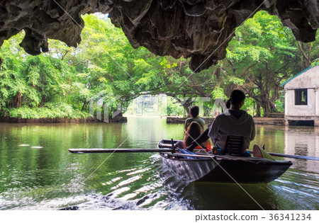 Activity downstream on boat with vietnamese 36341234