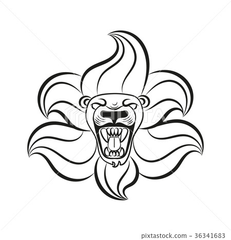 Leo lion sign symbol Leo lion sign symbol 36341683