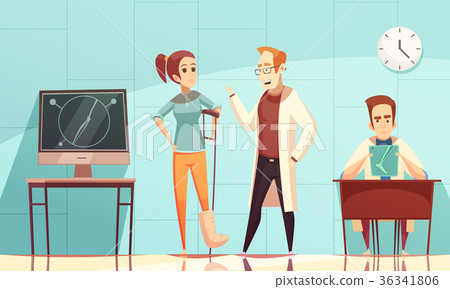 Orthopedist Doctor Illustration 36341806