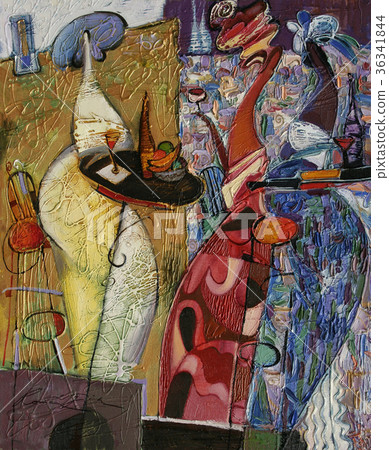 Texture, oil painting, artist, Roman Nogin 36341844