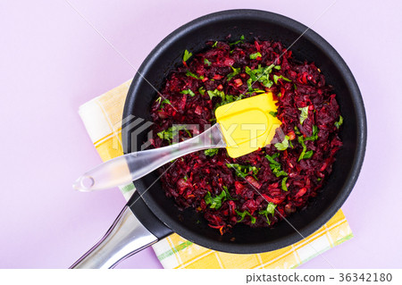 Vegetarian beet caviar 36342180