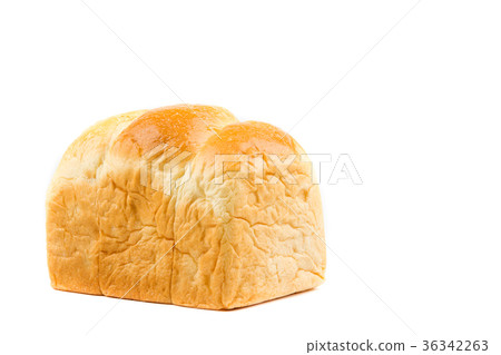 fresh bread on white background 36342263