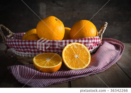 Fresh oranges in a basket.Healthy fruits Fresh oranges in a basket.Healthy fruits 36342266