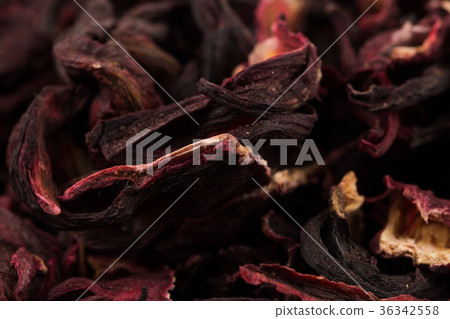Heap of aromatic Hibiscus tea 36342558
