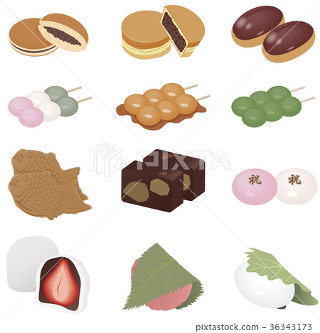 Japanese confectionery set Japanese confectionery set 36343173