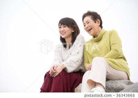 Parent and child mother and daughter travel Parent and child mother and daughter travel 36343668