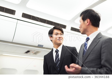 商人商務旅行飛機 36344188