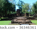 Ancient brick in Muang Sing historical 36346361