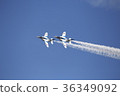 形成飛行的兩個藍色衝動Iruma Air Festival 36349092