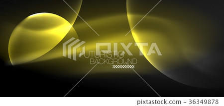 Glowing glass circles Glowing glass circles 36349878