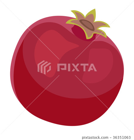 Pomegranate Fruit Design Juicy Fresh Icon. Pomegranate Fruit Design Juicy Fresh Icon. 36351063