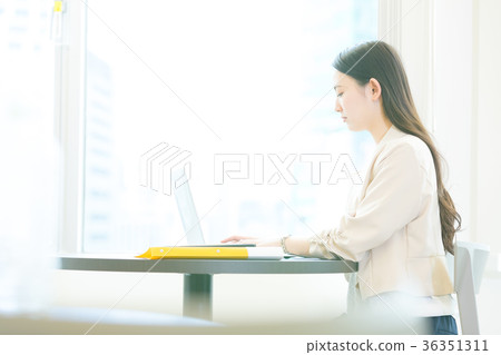 Female office worker OL business image office lady 36351311