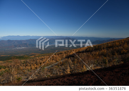 Fuji Subaru line of the garden and colored leaves and Lake Kawaguchi (Yamanashi Prefecture) Fuji Subaru line of the garden and colored leaves and Lake Kawaguchi (Yamanashi Prefecture) 36351876