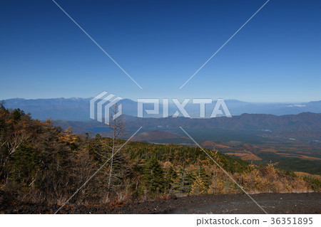 富士山,本莊湖和南Aprs(山梨縣)的景色 富士山,本莊湖和南Aprs(山梨縣)的景色 36351895