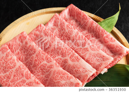 Clean Marbled Meat The Finest Kyushu Japanese Beef Stock Photo