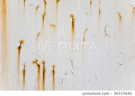 Rusted white paint wall 36353646