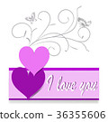 Valentine's day card. Happy Valentine's Day 36355606